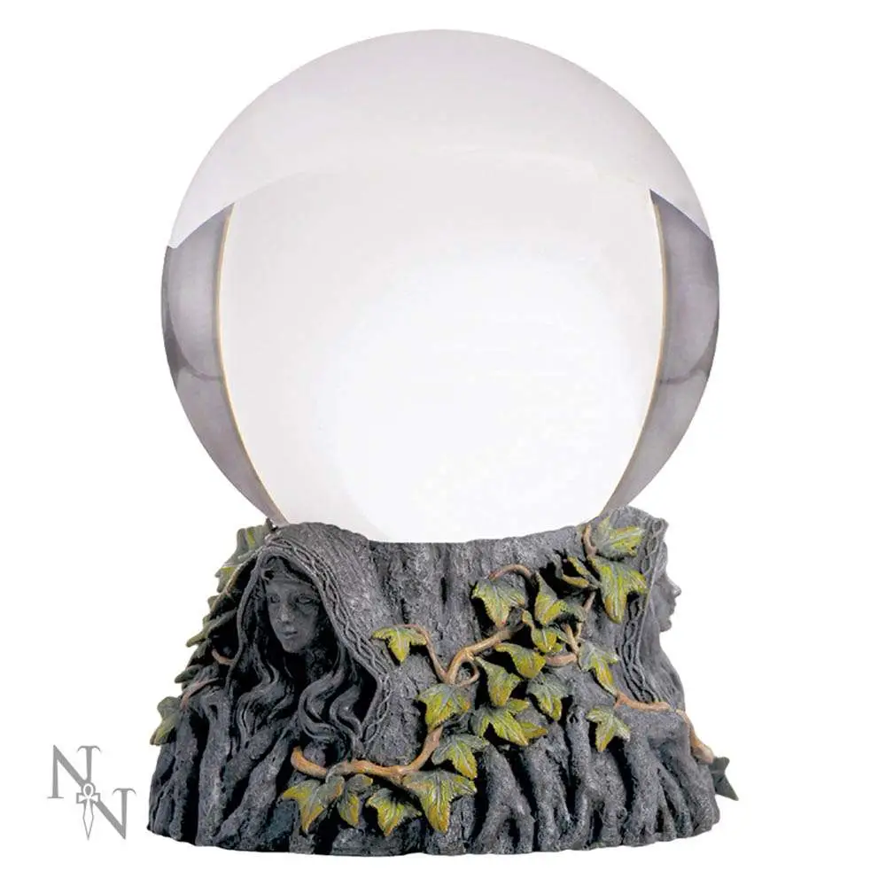 Figurine crystal ball stand